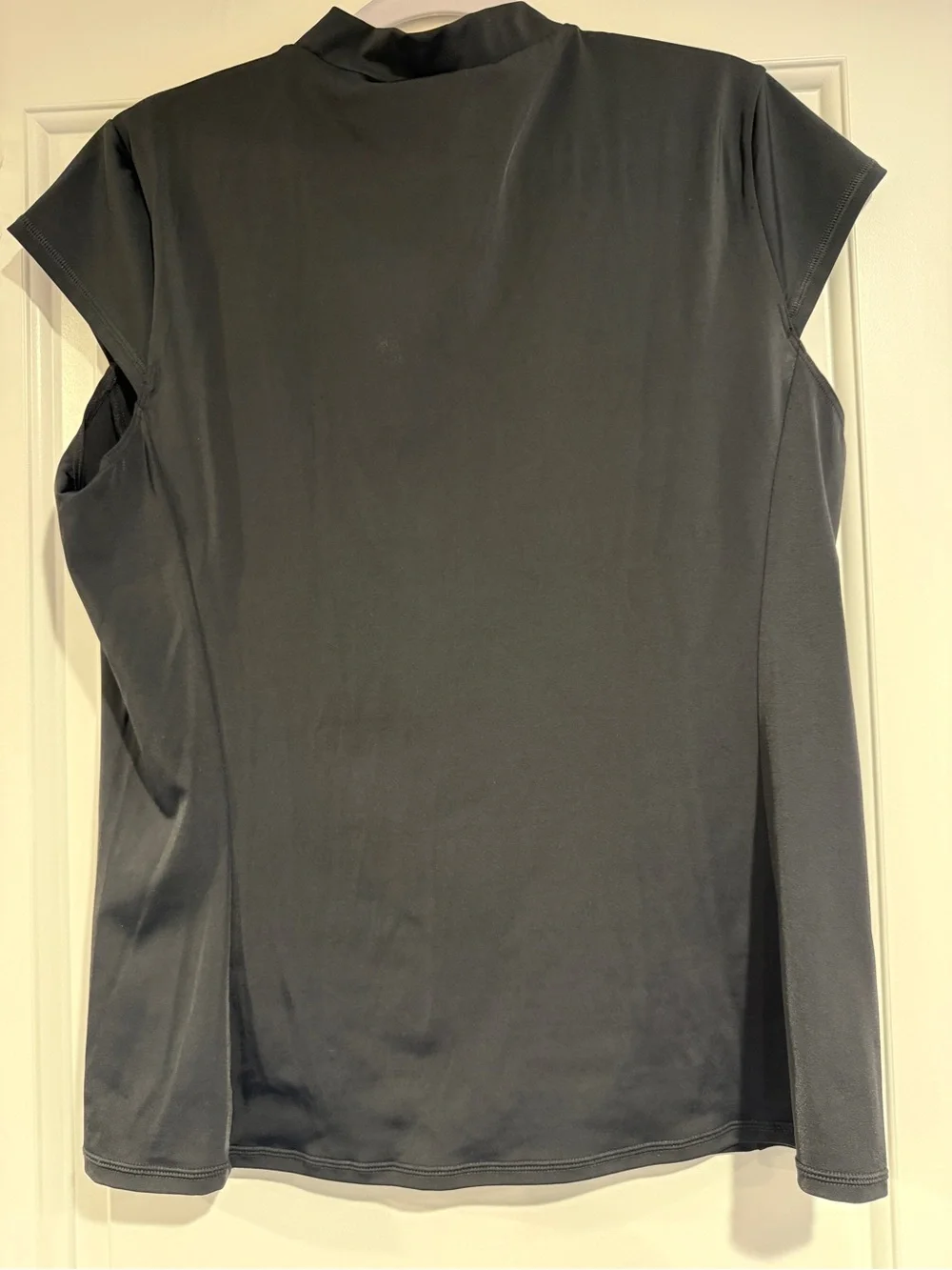Boden Horizon Tilos Short Sleeve Beach Swim Top Women's Size US 14 Black & White